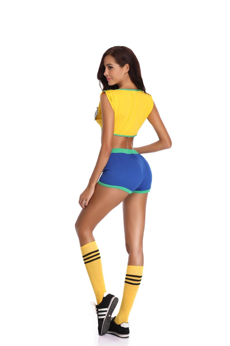 F1828 World Cup Cheerleader Uniform Football Baby Games